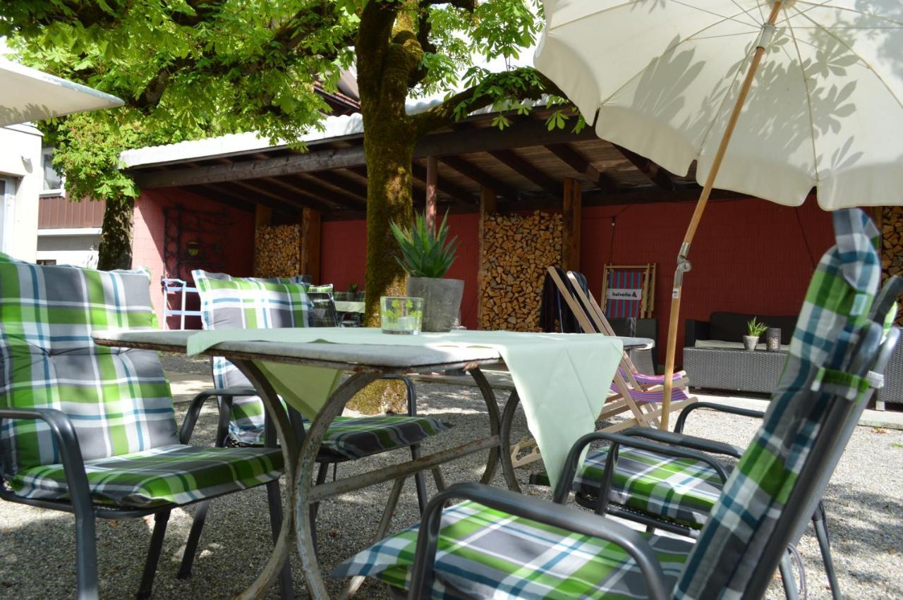Hotel Garni Rosslipost Unteriberg Exterior foto